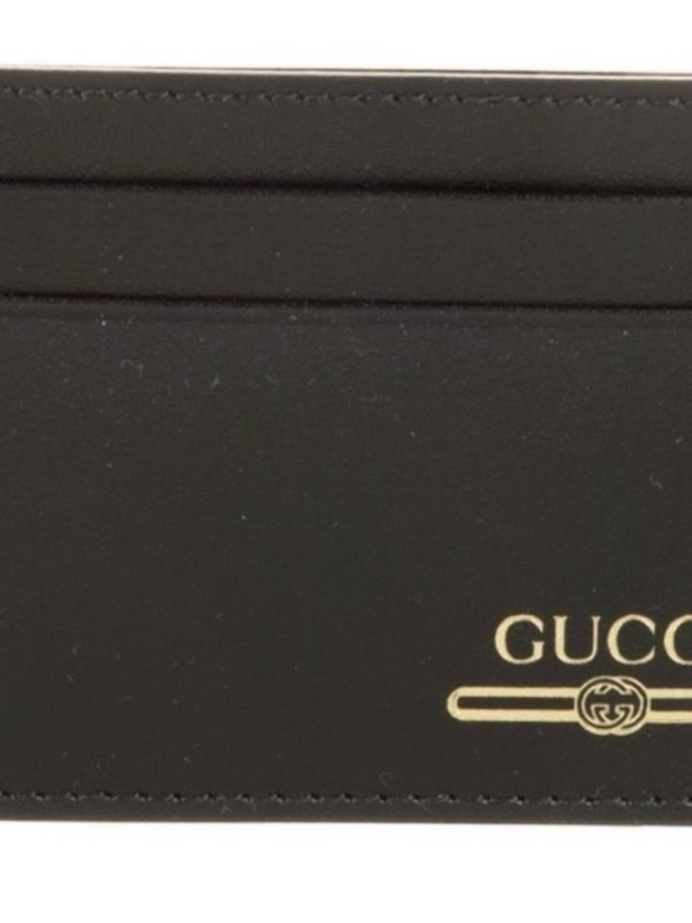 Gucci Black Leather Card Holder
